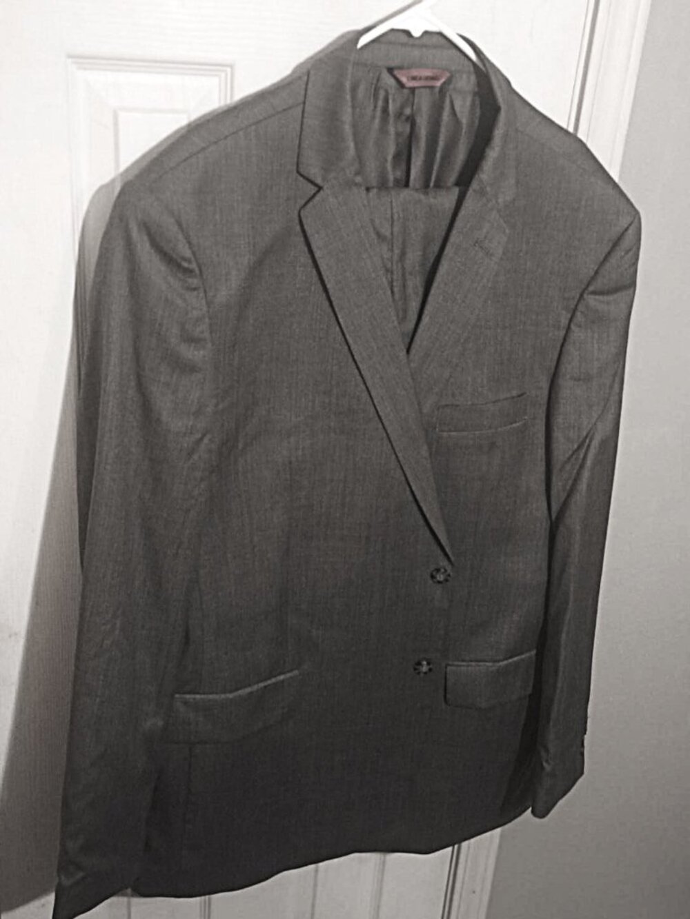 Linea Uomo Men Gray 2 Piece Suit Jacket Size 52 Long
